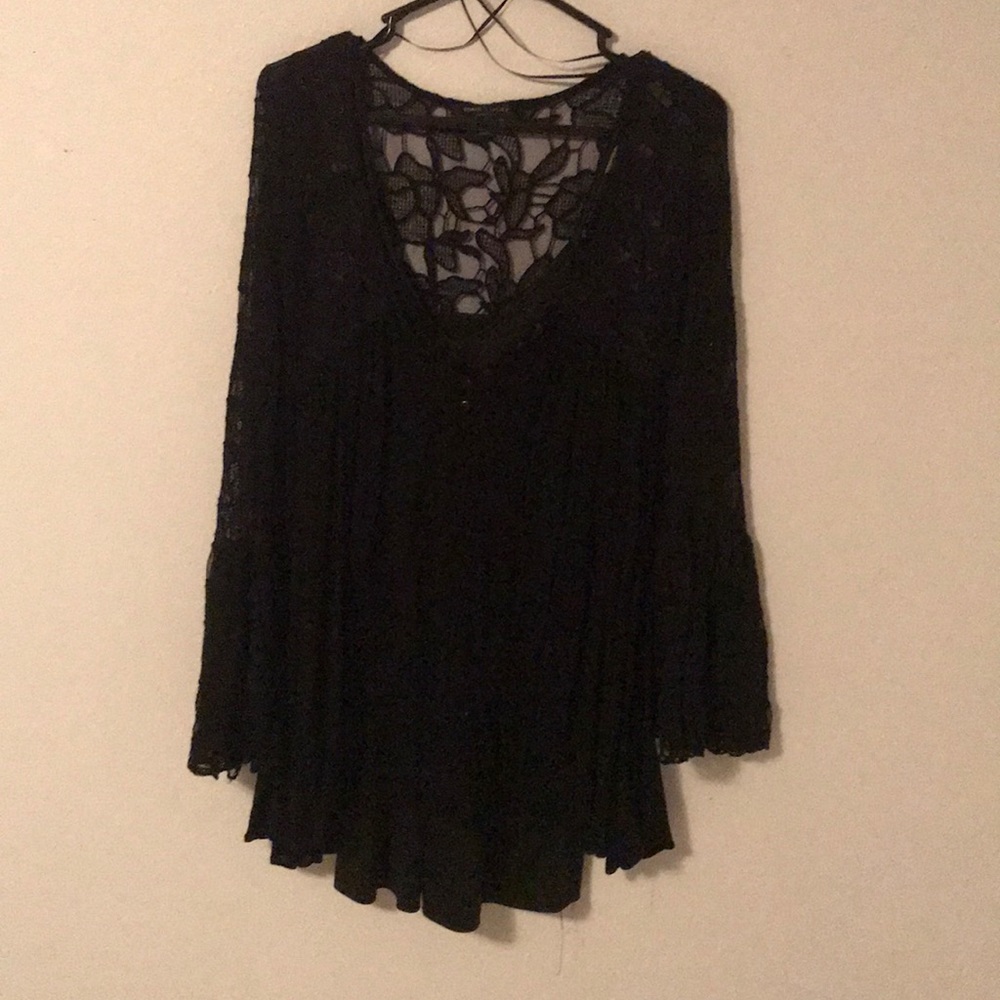 Black short lace dress